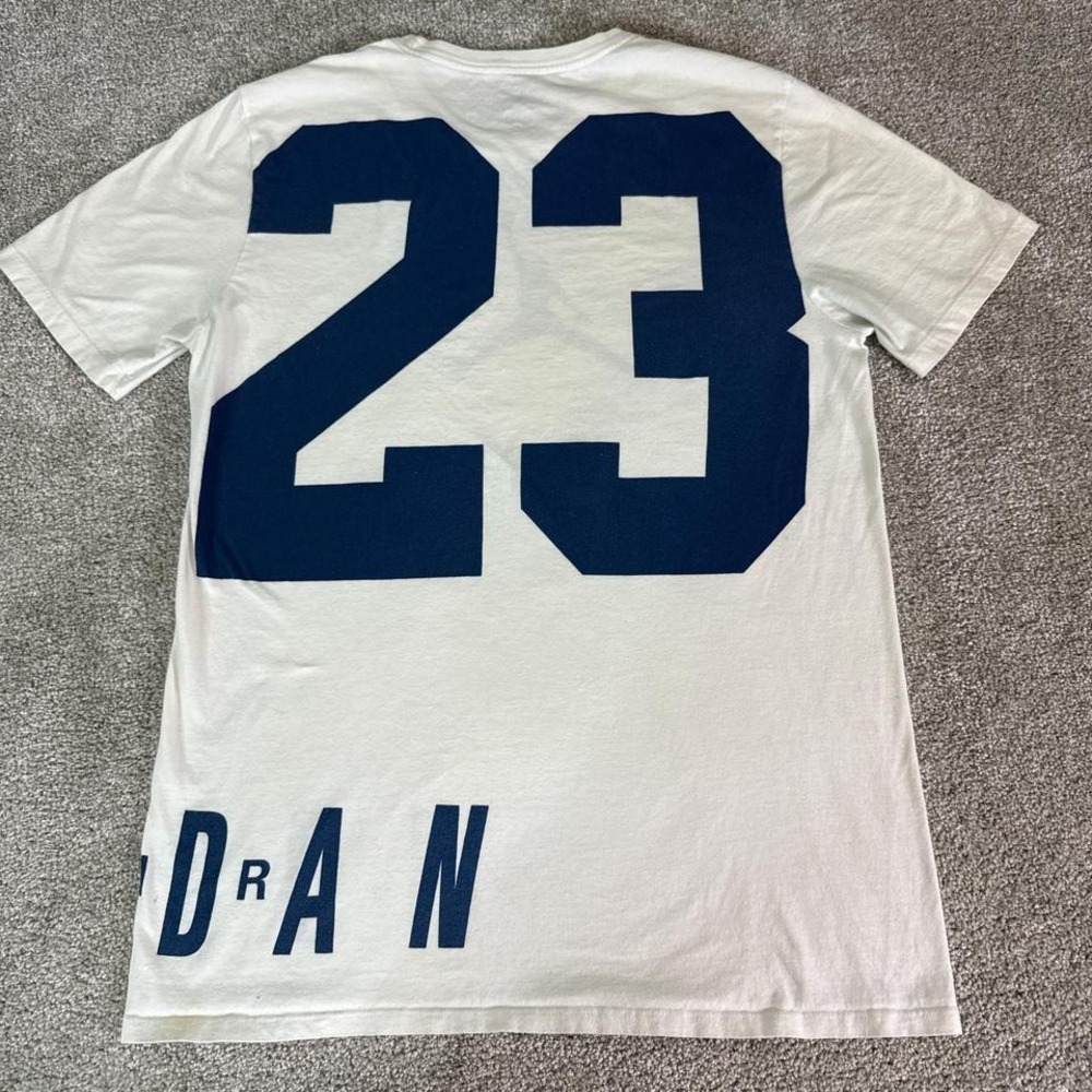 Vintage Nike Jordan T-Shirt Wraparound Print Size Small Rare Retro Jumpman Tee - Picture 5 of 8